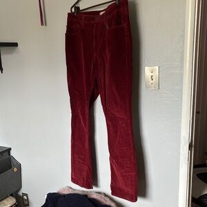 Levi’s Red Corduroy Boot-Cut Pants
